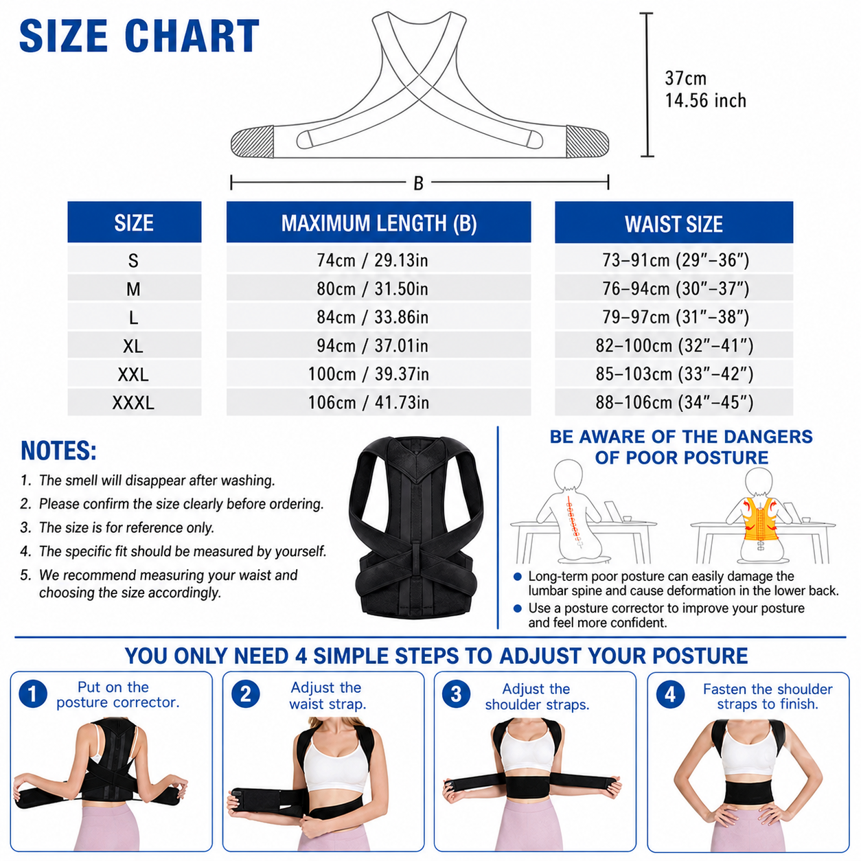 Posture Reinforcement Belt